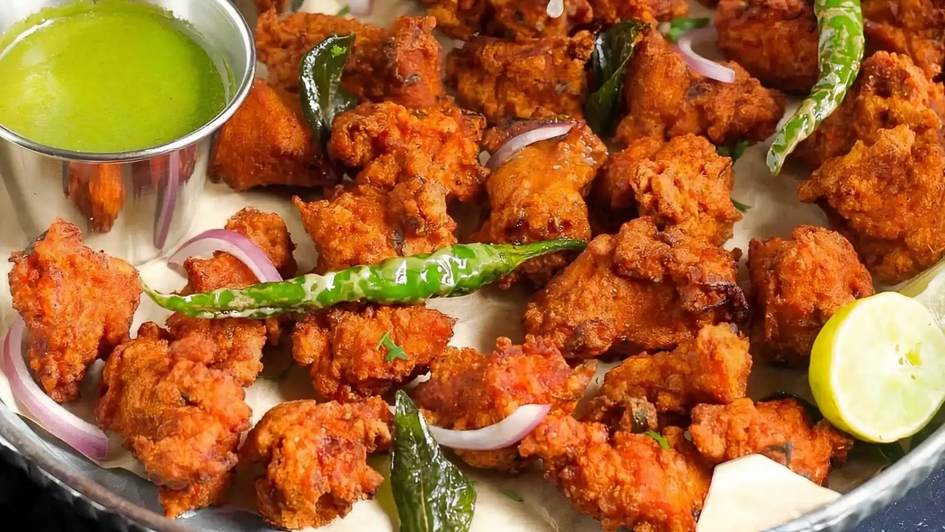 Best Chicken Pakora at Mint Leaf Indian Restaurant in Calgary, AB